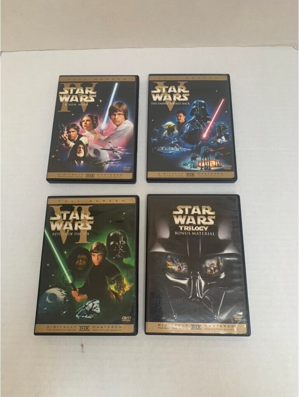 Star Wars Episode IV V and VI see description DVD Set